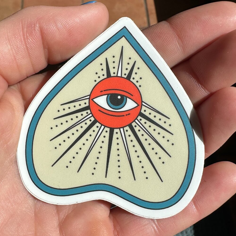 Ouija All Seeing Eye Sticker